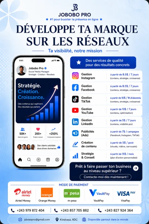 Service Image Tarifs du service